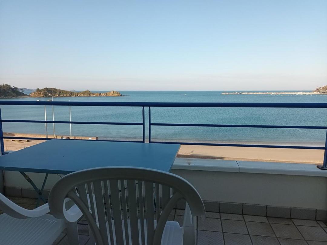 514 - Appartement 1 Chambre Vue Mer En Bordure De La Plage Du Centre D'Erquy Εξωτερικό φωτογραφία